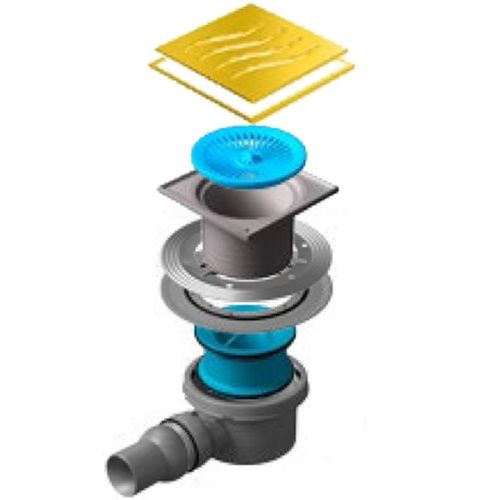 Душевой трап Pestan Confluo Standard Tide 1 Mask Gold 13000140