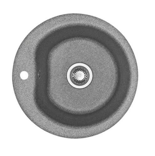 Кухонная мойка Aquaton Мида 1A712732MD230 50х50 цвет серый поверхность матовая