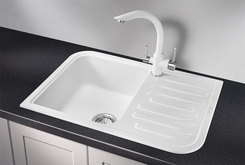 Кухонная мойка Granula 7001, АРКТИК 70х50 цвет белый поверхность матовая