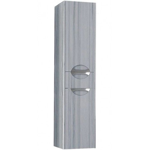 Шкаф-пенал Aquaton Сильва 1A215603SIW6L 30х150 подвесной цвет серый/бежевый