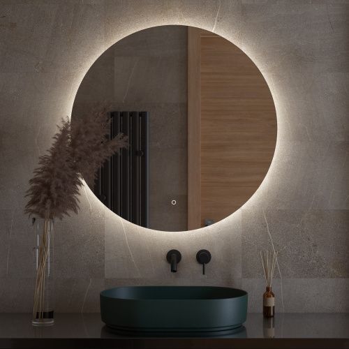 Зеркало с подсветкой Defesto OPTI DF 2846S 90х90 подвесное