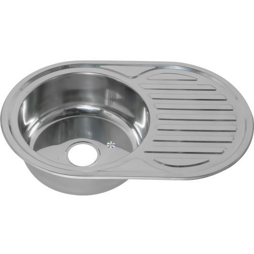 Кухонная мойка Melana 131/2 (*14) 77х50 цвет хром