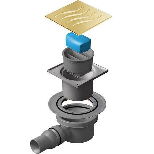 Душевой трап Pestan Confluo Standard Dry 1 Gold 13000128