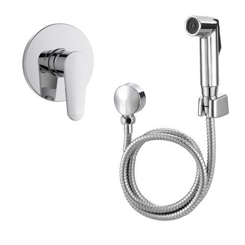 Гигиенический душ со смесителем Voda Waterfall WF4in1 хром