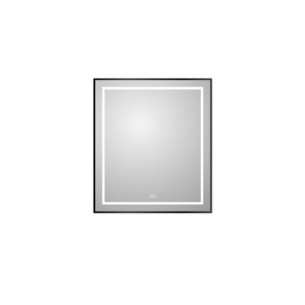 Зеркало с подсветкой BelBagno Kraft SPC-KRAFT-700-800-LED-TCH-WARM-NERO 70х80 подвесное