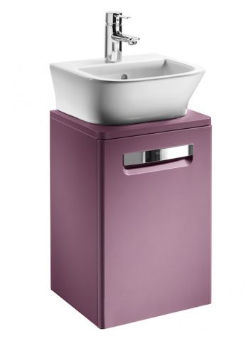 Тумба под раковину Roca The Gap Original ZRU9302743 40х40 подвесная цвет фиолетовый