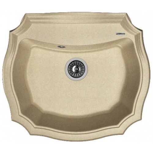 Кухонная мойка Florentina Эмилия 640 20.355.D0640.107 65х55 цвет бежевый поверхность матовая