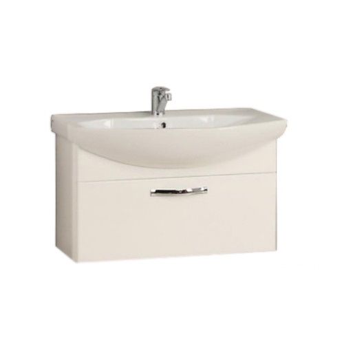 Тумба под раковину Aquaton Ария 1A141701AA010 80х30 подвесная цвет белый