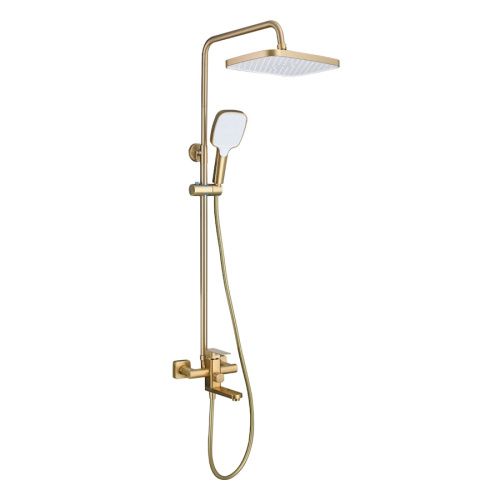 Душевая стойка ProHanss P60.24.03 настенная цвет золото