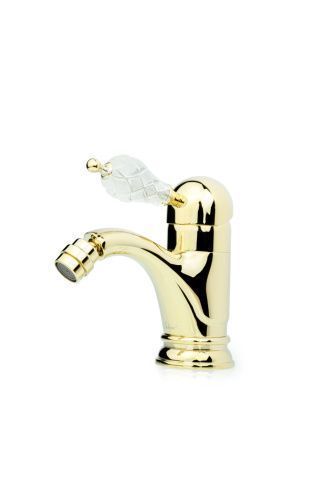 Смеситель Boheme Crystal 286-CRST на биде золото