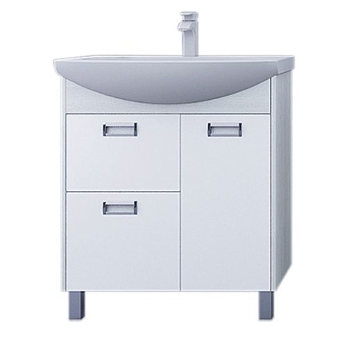 Тумба под раковину Aquaton БЕККА 1A208701BAC20 70х30 напольная цвет белый/коричневый