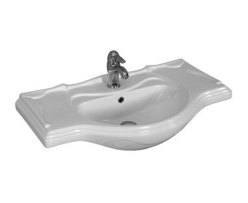 Раковина из сантехнического фаянса Roca America 7.3272.0.600.0 90х50 накладная цвет белый
