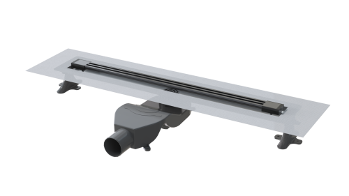 Душевой лоток Boheme Infinity 981-60-GM 65х5 серый