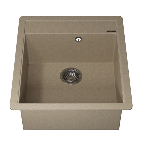 Кухонная мойка Uperwood Quartz Premium UPD-07 3910202125 45х50 цвет бежевый поверхность матовая