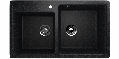 Кухонная мойка Ulgran Classic U-200-308 85х50 цвет черный