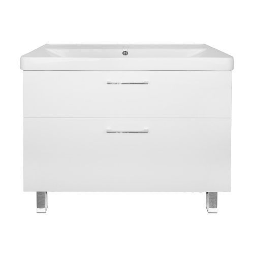 Тумба с раковиной Azario Ника CS00089956 90х50 напольная цвет белый