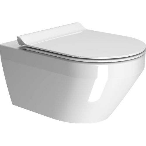 Чаша унитаза подвесная GSI Pura 881611_УЦ/2 цвет белый без сиденья безободковая смыв торнадо (раковина на задней стенке)