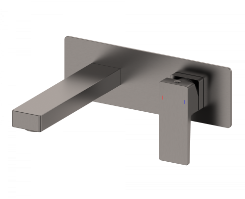 Смеситель для раковины Wonzon & Woghand CUBE 2.0 WW-88869068-BGM встраиваемый в стену серый