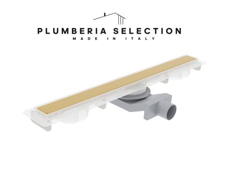 Душевой лоток Plumberia Selection PSM MODULAR PSM60OR 60х5 золото