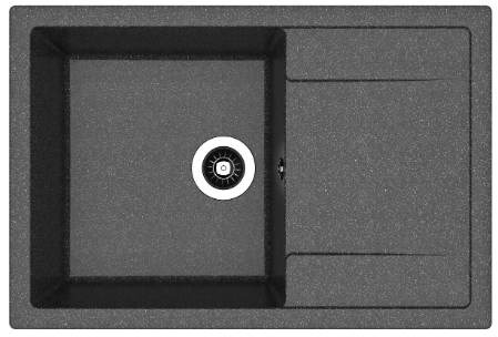 Кухонная мойка Dr.Gans Техно 860 25.030.D0860.411 85х50 цвет серый поверхность матовая