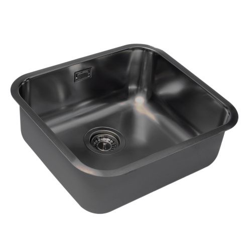 Кухонная мойка Grandex Aqua SELECT 49 2003343 50х45 цвет серый поверхность матовая