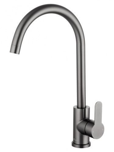 Смеситель для кухни Wonzon & Woghand WW-AE4554-BGG на мойку серый