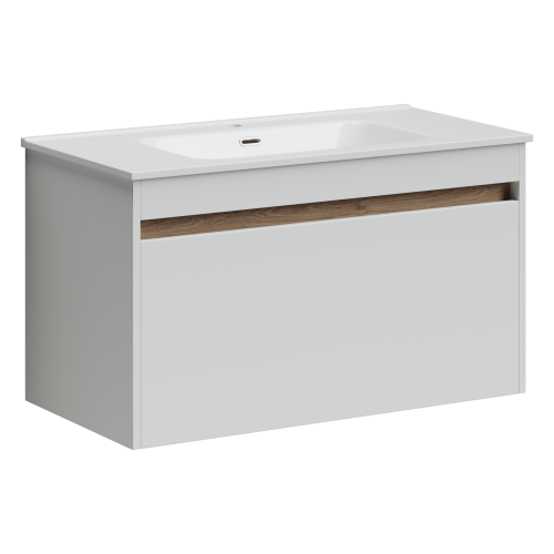 Тумба под раковину Sancos Smart SM90W 90х50 подвесная цвет белый