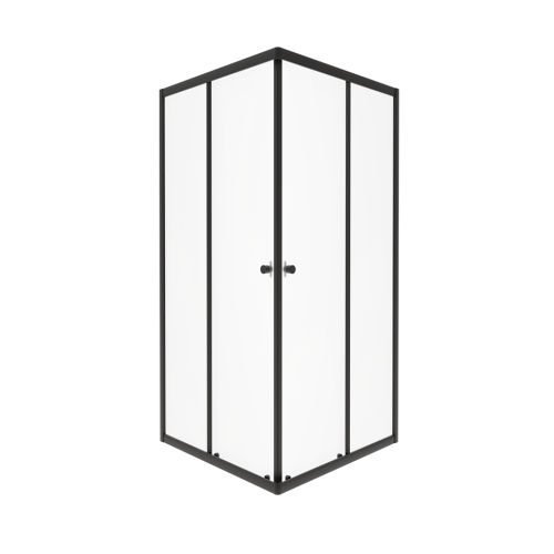 Душевой уголок Тритон Вента-БВ Щ0000064631 90х90 стекло матовое профиль черный без поддона