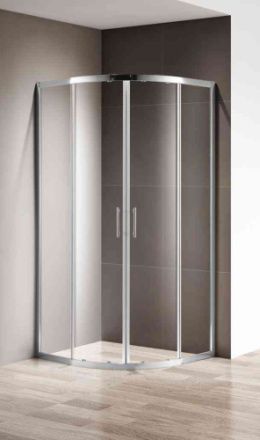 Душевой уголок Cezares MOMENTO MOMENTO-R-2-90-C-Cr 90х90 стекло прозрачное профиль хром без поддона