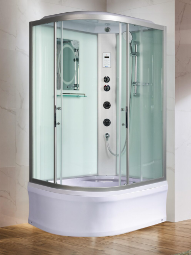 Душевая кабина WeltWasser WW500 10000003315 90х120 асимметричная с крышей ориентация правая