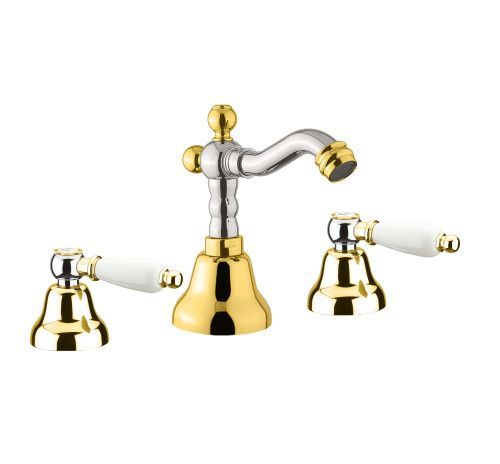 Смеситель Fiore 02CO0647 на биде хром/золото