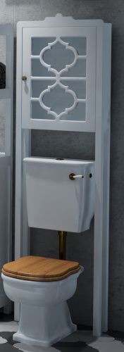 Шкаф-пенал Corozo Манойр SD-00000327 50х190 напольный цвет белый