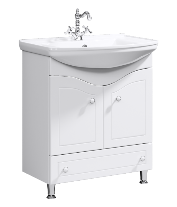 Тумба под раковину Aqwella Y FR0107 70х30 подвесная цвет белый