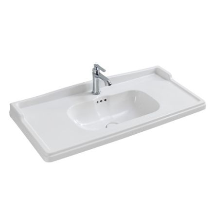 Раковина керамическая Cezares GIUBILEO CZR-ELT-80-LVB 80х50 подвесная цвет белый 1 отверстие под смеситель