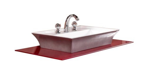 Столешница Armadi Art Monaco 853-100-BR 100х50 накладная цвет бордовый