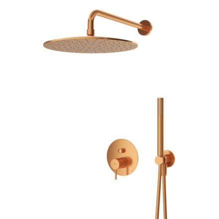 Душевая система Cezares LEAF LEAF-DSIP-30-L-SS встраиваемая в стену цвет золото