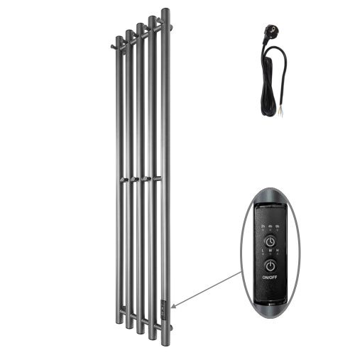 Полотенцесушитель электрический Маргроид Inaro Inaro-12024-1049-7024 25х120 серый