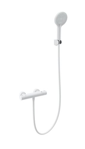 Смеситель для душа Wonzon & Woghand Inn WW-B2012-A-MW настенный белый с термостатом