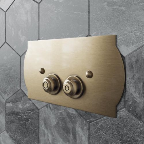 Клавиша смыва механическая TW collection TW300.2br цвет бронза