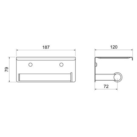 Бумагодержатель Timo Luiro 18543/00