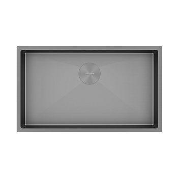 Кухонная мойка Paulmark NEXT 74 UNI PM217444-MG 75х45 цвет серый поверхность матовая