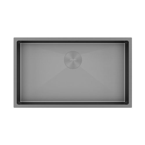 Кухонная мойка Paulmark NEXT 74 UNI PM217444-MG 75х45 цвет серый поверхность матовая