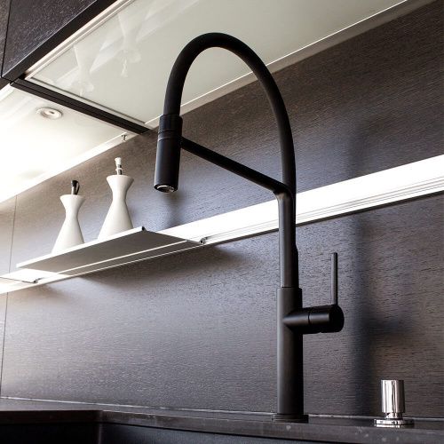 Смеситель для кухни Clever Chef 60146 на мойку черный - фото 4