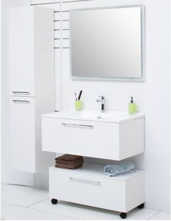 Зеркало с подсветкой De Aqua Сити CIT 405 100 100х80 подвесное