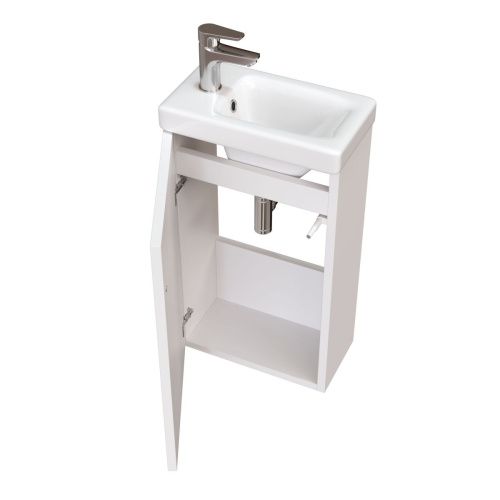 Тумба под раковину Taliente Olejo TA-MBO-40PR-blanco 40х20 подвесная цвет белый - фото 2