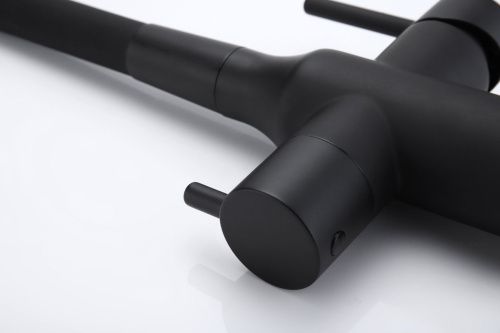 Смеситель для кухни Paulmark SALIX Sa213419-AN на мойку черный - фото 4