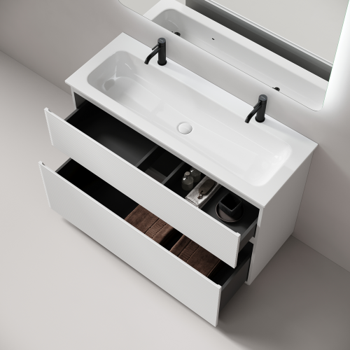 Тумба под раковину Sancos FOLK Floor FL120FW 120х40 напольная цвет белый - фото 4