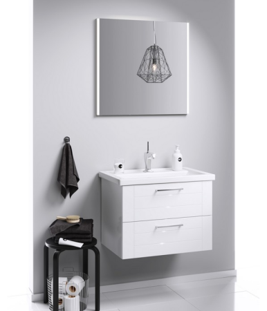 Тумба под раковину Aqwella Y MAN01072 70х50 подвесная цвет белый