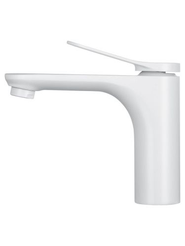 Смеситель Wonzon & Woghand WW-A40482-MW на раковину белый - фото 2