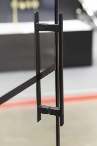 Душевой уголок Niagara Nova 68340811BLACK 100х100 стекло прозрачное профиль черный без поддона - фото 3